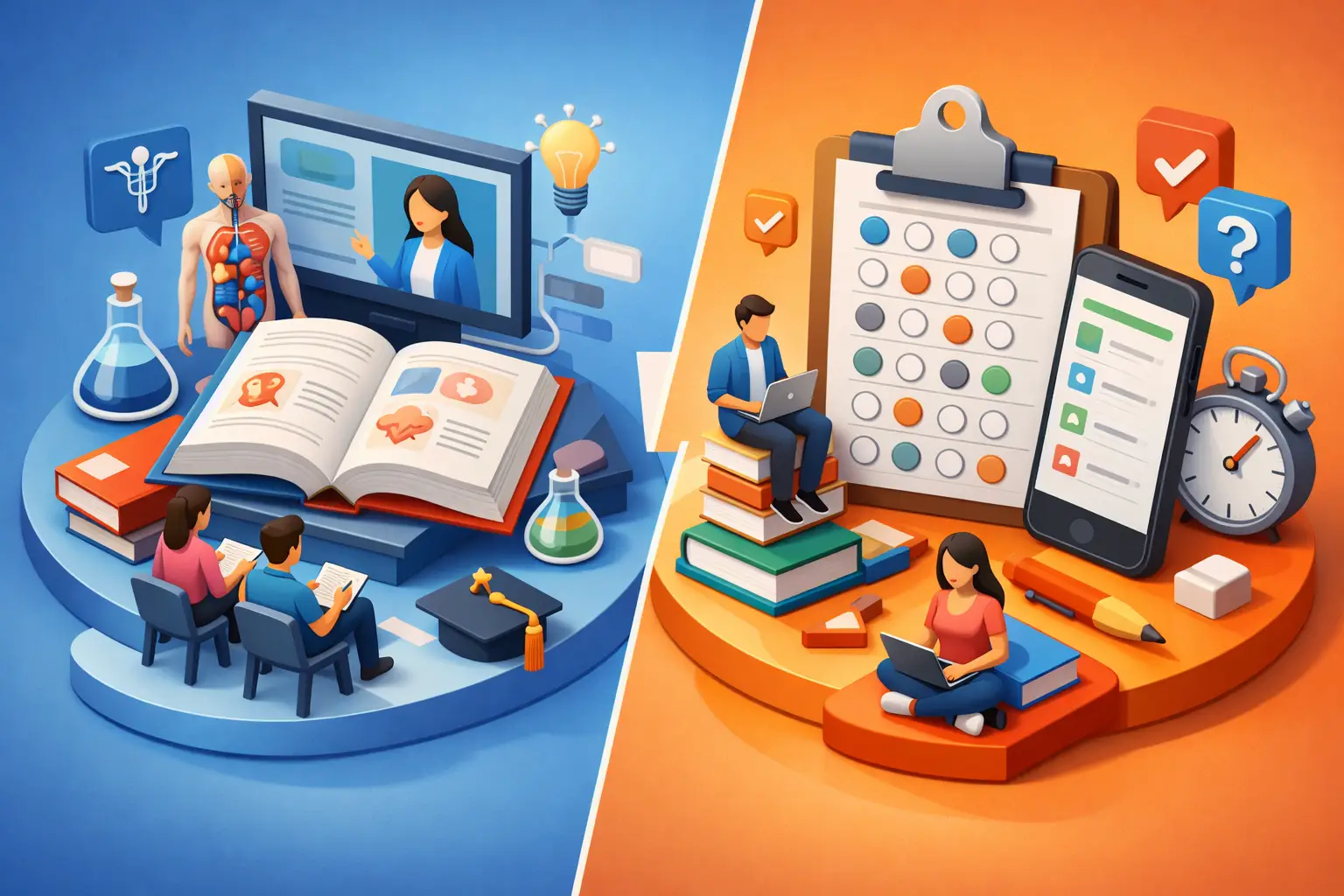Content Lectures Versus Practice Tests for NCLEX
